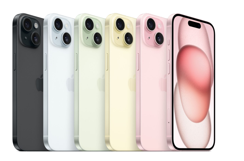 iPhone15のカラーバリエーション5色